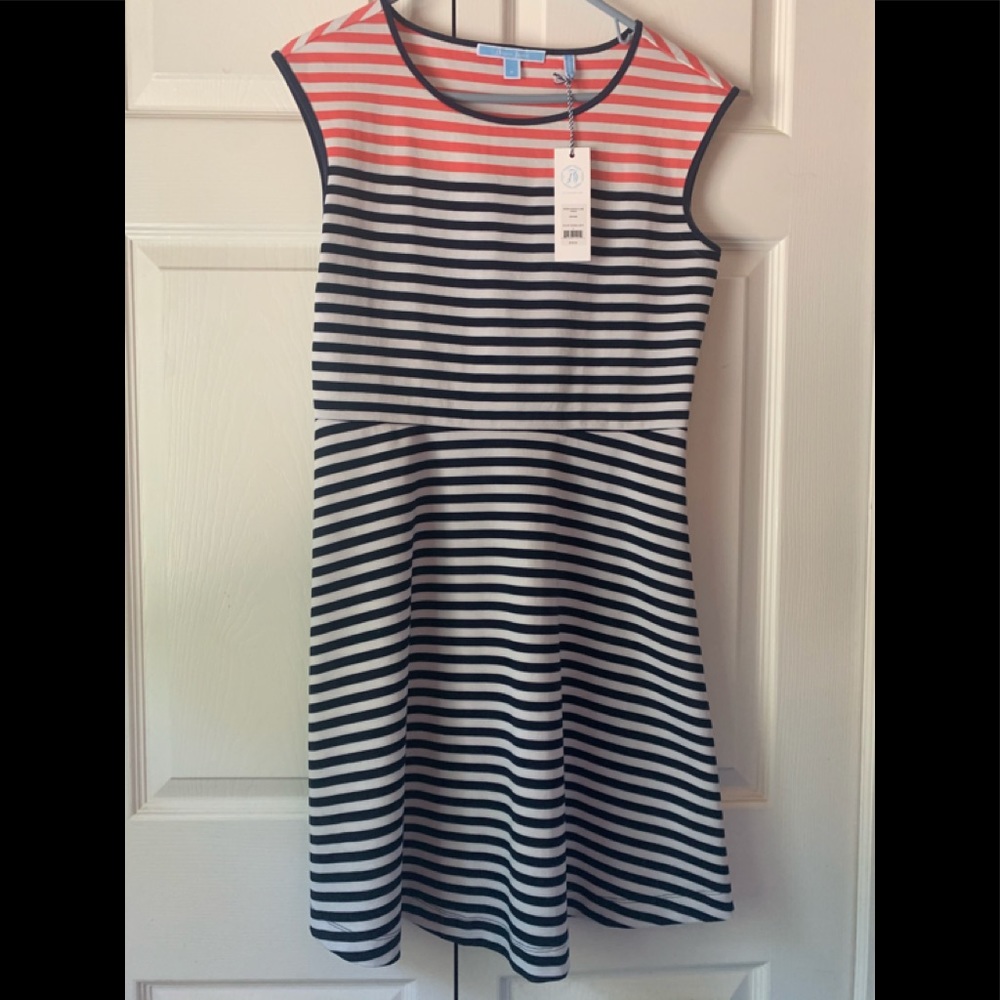 Draper James NWT Stripe Ponte A Line Dress S